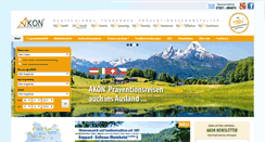 Desktop Screenshot of akon.de